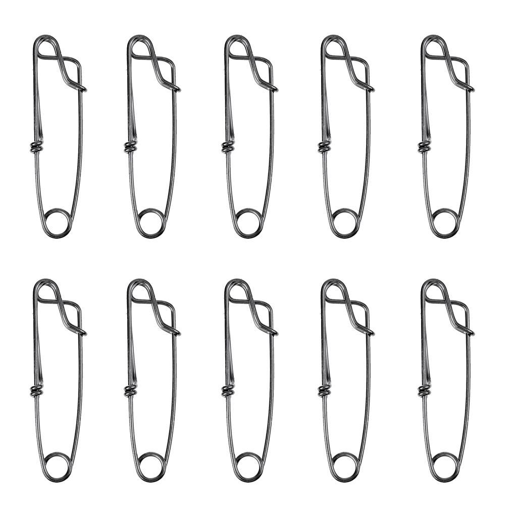 100x Long Line Snap Clips Branch Hanger Snap Fishing Tackles Connectors