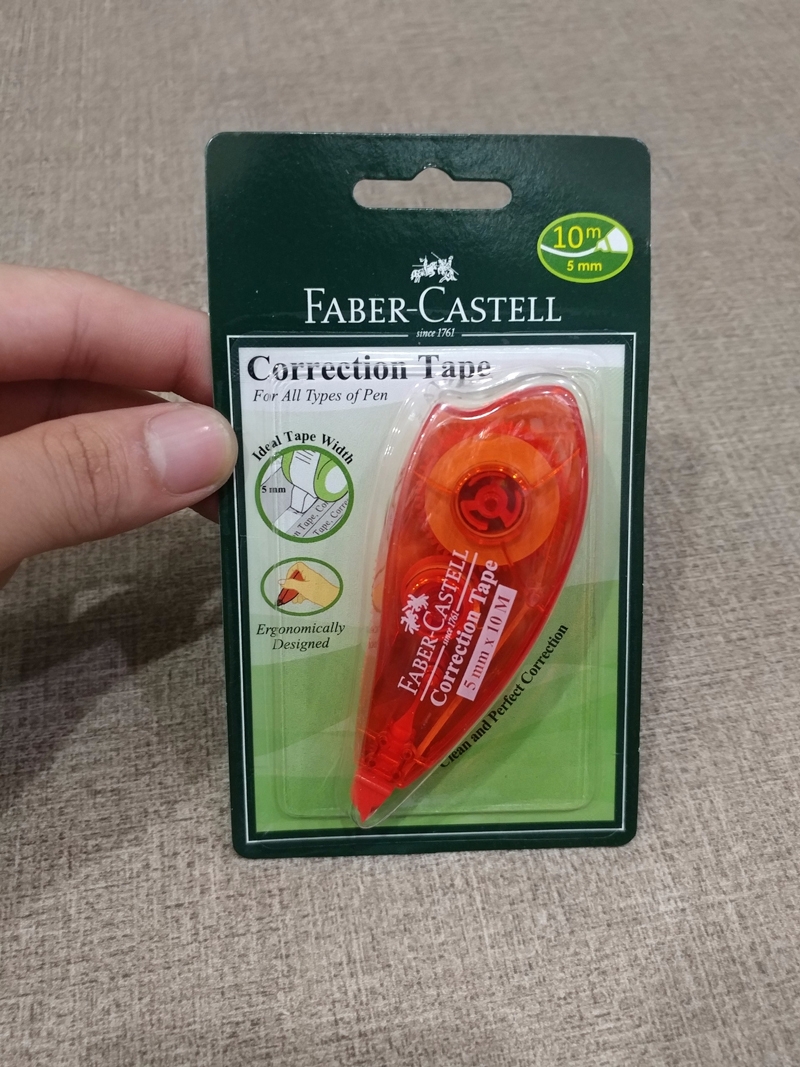 Bút Xóa Dạng Tape Gn 510 - Faber-Castell 169400 - Màu Đỏ