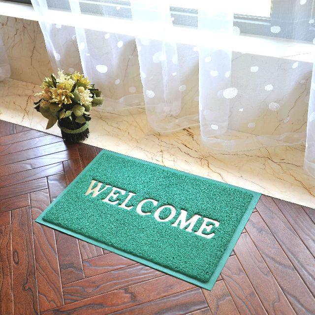 Thảm Nhựa Chùi Chân Welcome 60*90 cm Nhựa PVC 3A chống trơn trượt, sang trọng, bền đẹp . Thảm welcome nhựa rối.