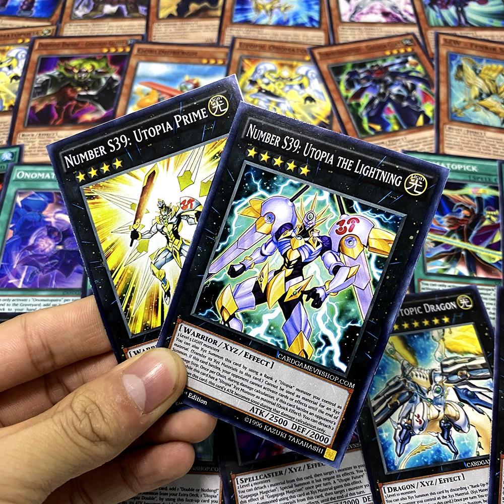 Bài Yugioh ️️ Thẻ bài Yugioh Xyz Yuma Tsukumo deck 54 lá