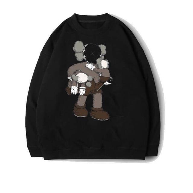 Áo sweater unisex kaws có bigsize vati nỉ bông cao cấp