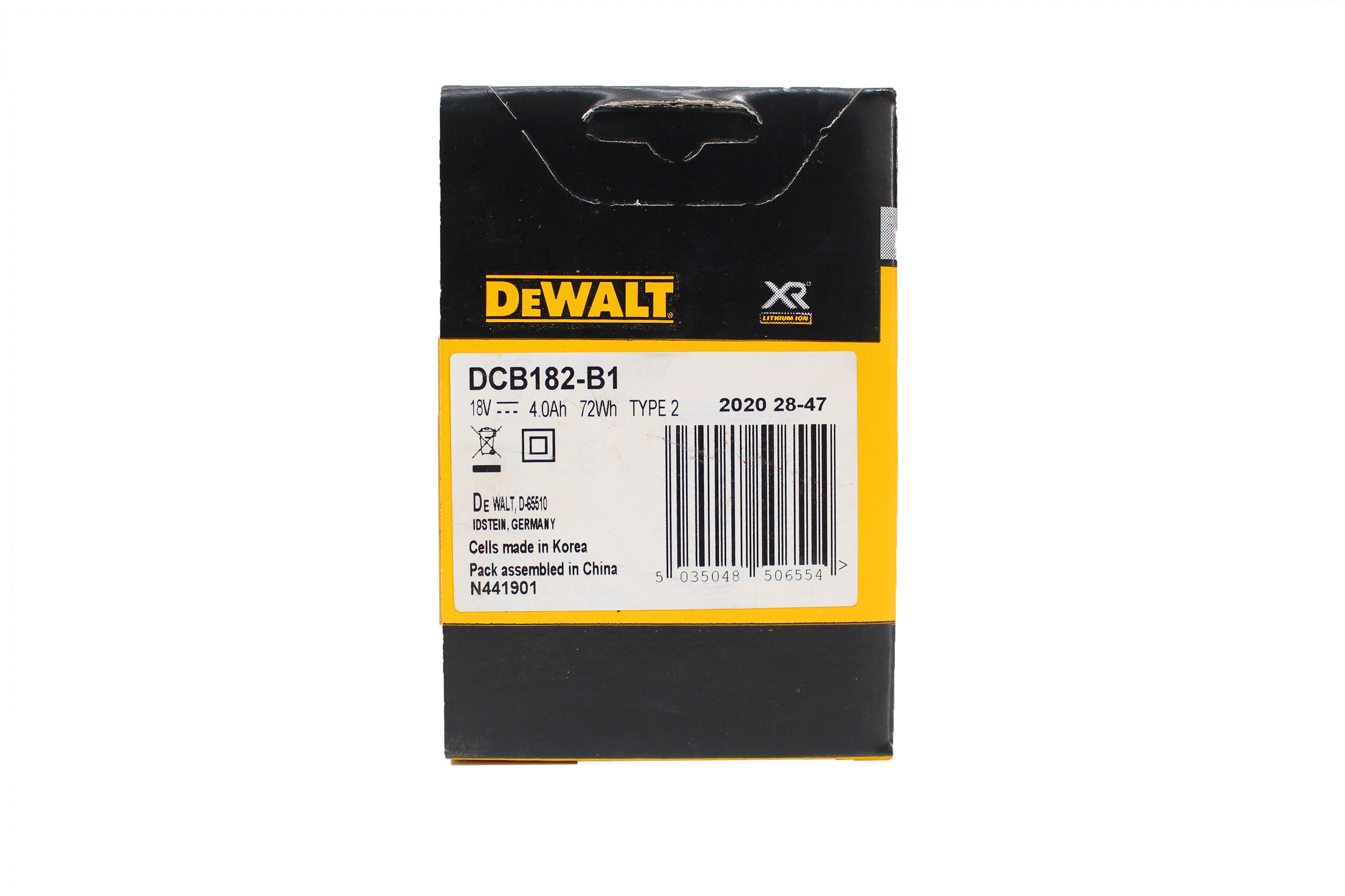 Pin li-ion cho máy Pin li-ion cho máy Dewalt DCB182-B1