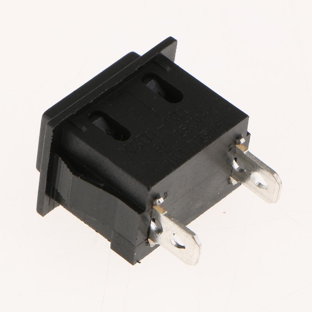10x Ô Tô Xe Tải Tự Động Thuyền 10A/125V 6A/250V Trên/Tắt Nút Nhấn Tặng Móc công Tắc