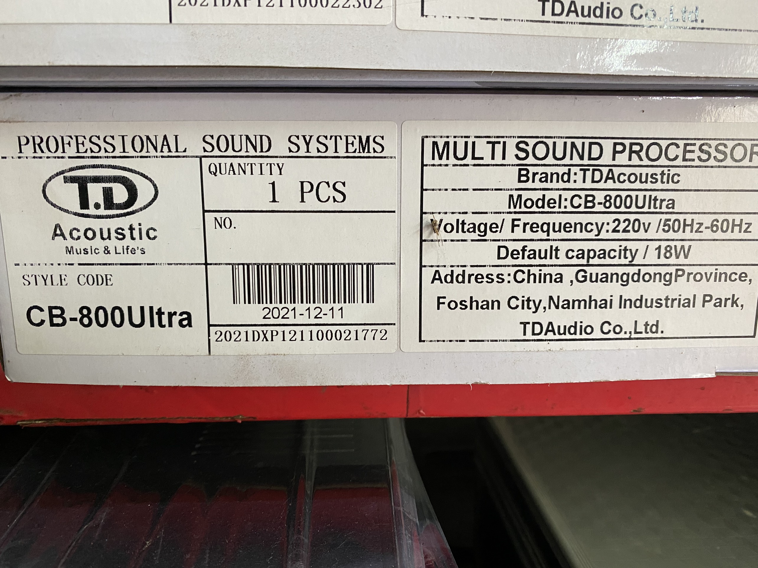 Nâng tiếng TD Acoustic Cb900 Premium hàng chính hãng.Đã tích hợp cổng quang+bluetooh