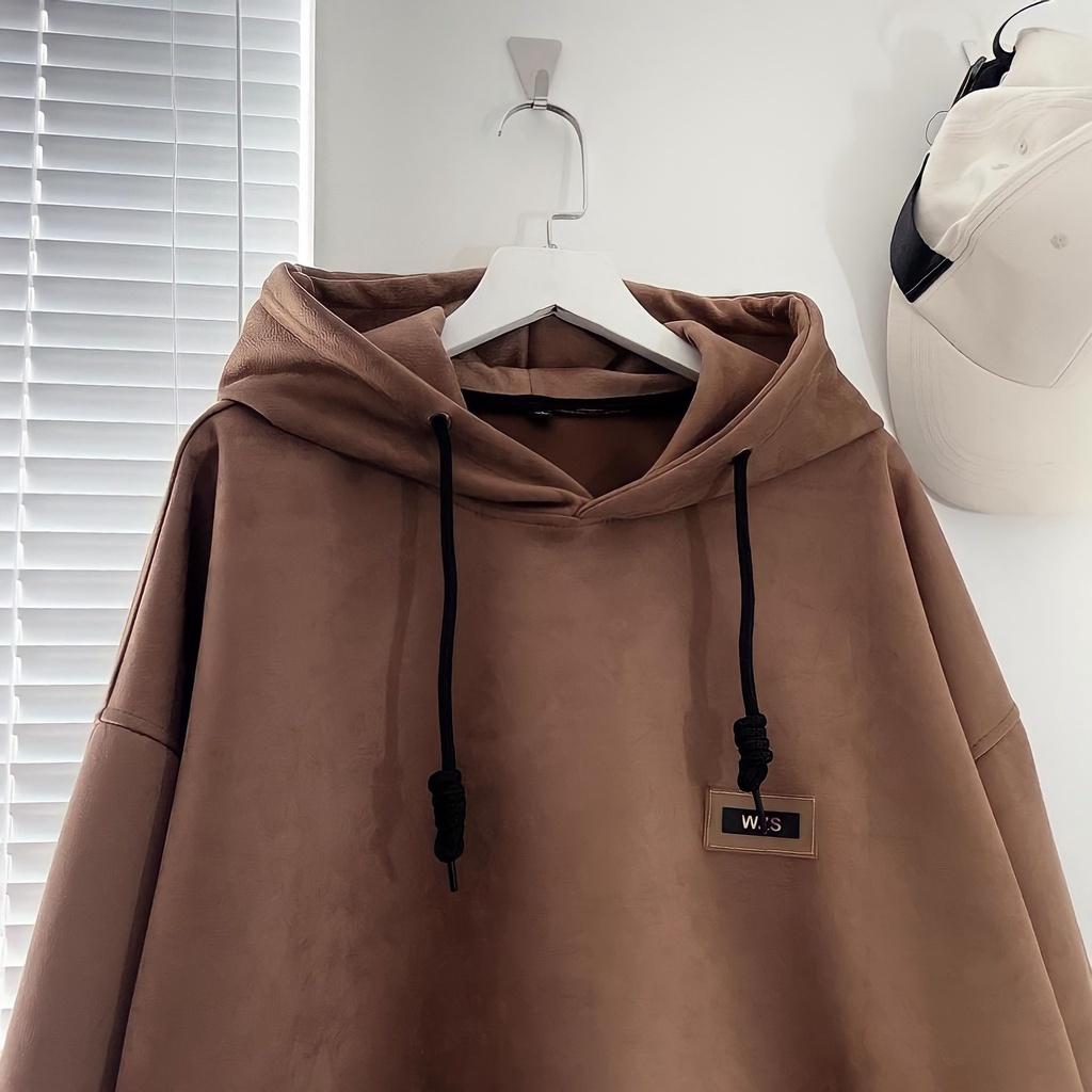 Áo Hoodie Nỉ Ngoại Nam Nữ WHY NOT Logo Ngực Mũ Rộng