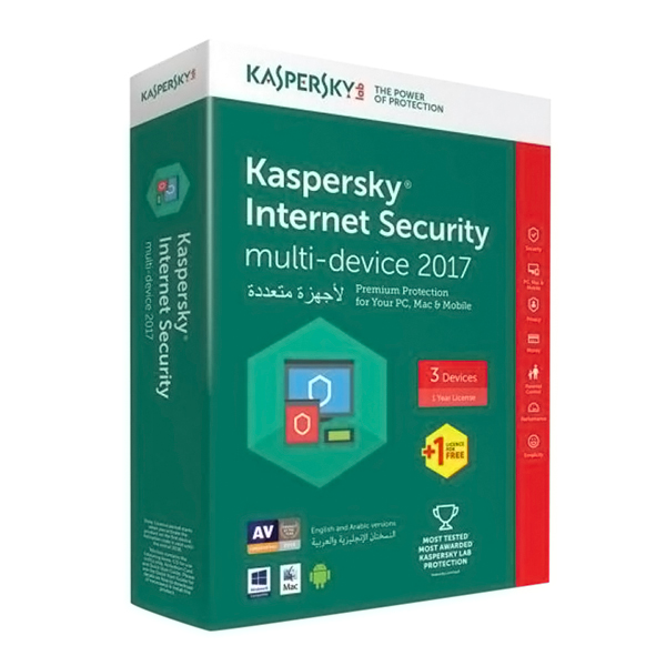 Phần Mềm Diệt Virus Kaspersky Internet Security 1 User /12T - Hàng Nhập Khẩu