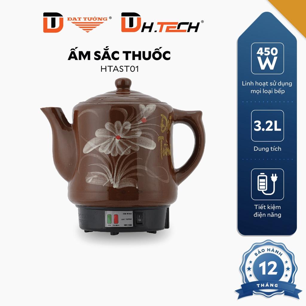 Ấm Sắc Thuốc Thân Eo Hitech - HTAST01 - Hàng Chính Hãng