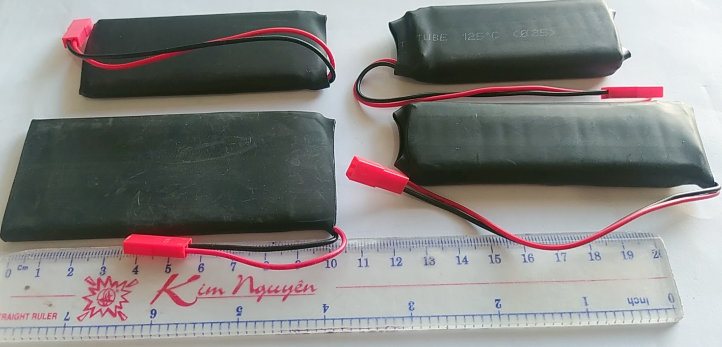 Hình ảnh Pin sạc lithium 3,7V 3500mAh chuyên dùng cho camera mini siêu nhỏ - Hàng Nhập Khẩu