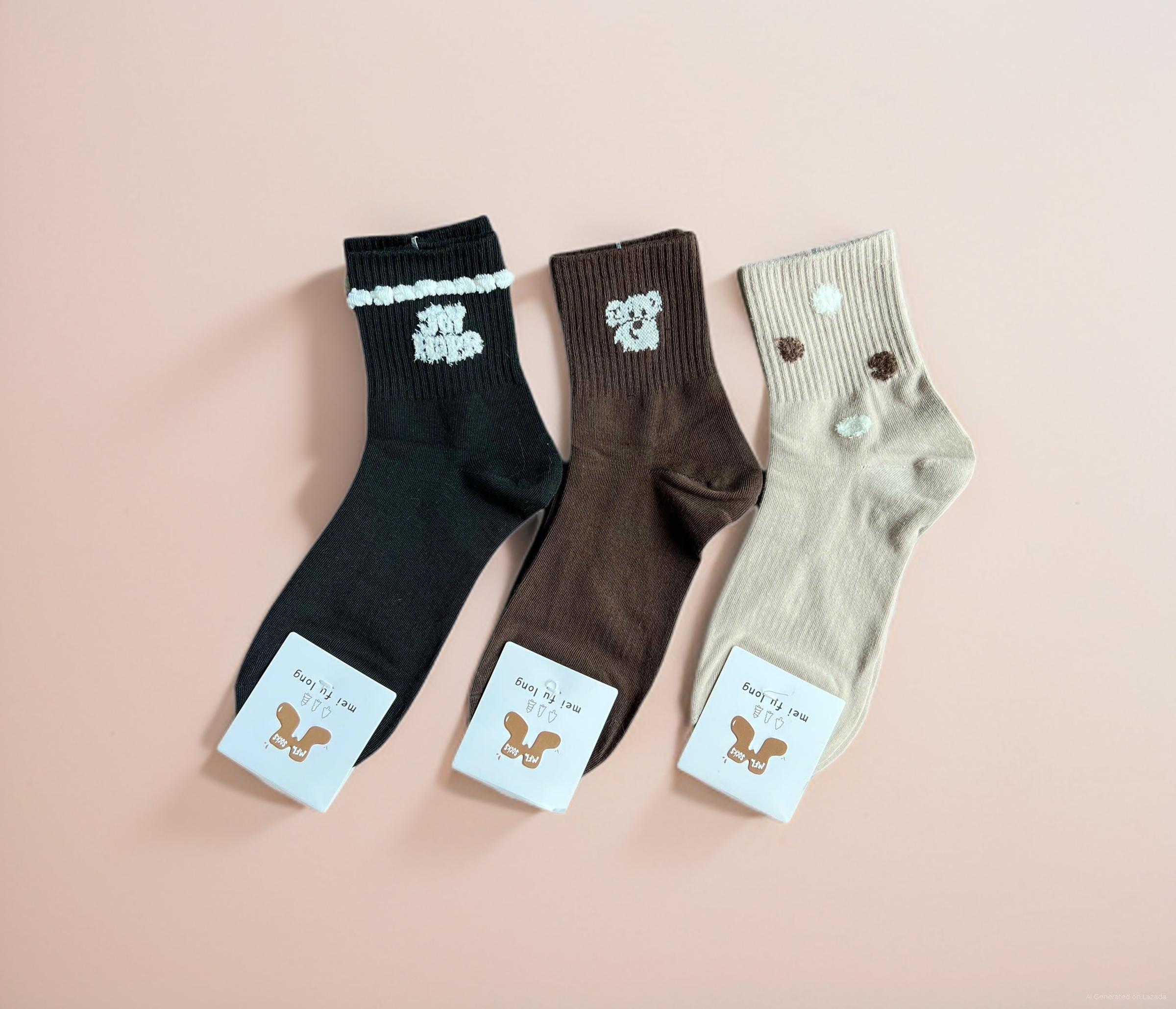 SET 5 ĐÔI TẤT VỚ NỮ CAO CỔ MÃ 18 DÀNH CHO NỮ