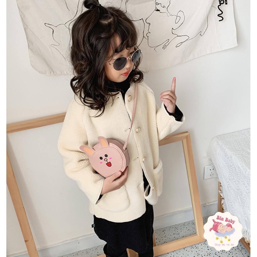 Túi đeo chéo cho bé hình ngộ nghĩnh - phong cách Hàn Quốc