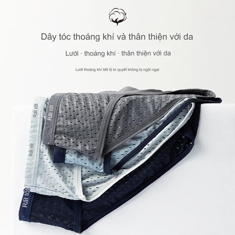 Hộp 5 Quần Lót Nam Tam Giác Thông Hơi Siêu Đẹp