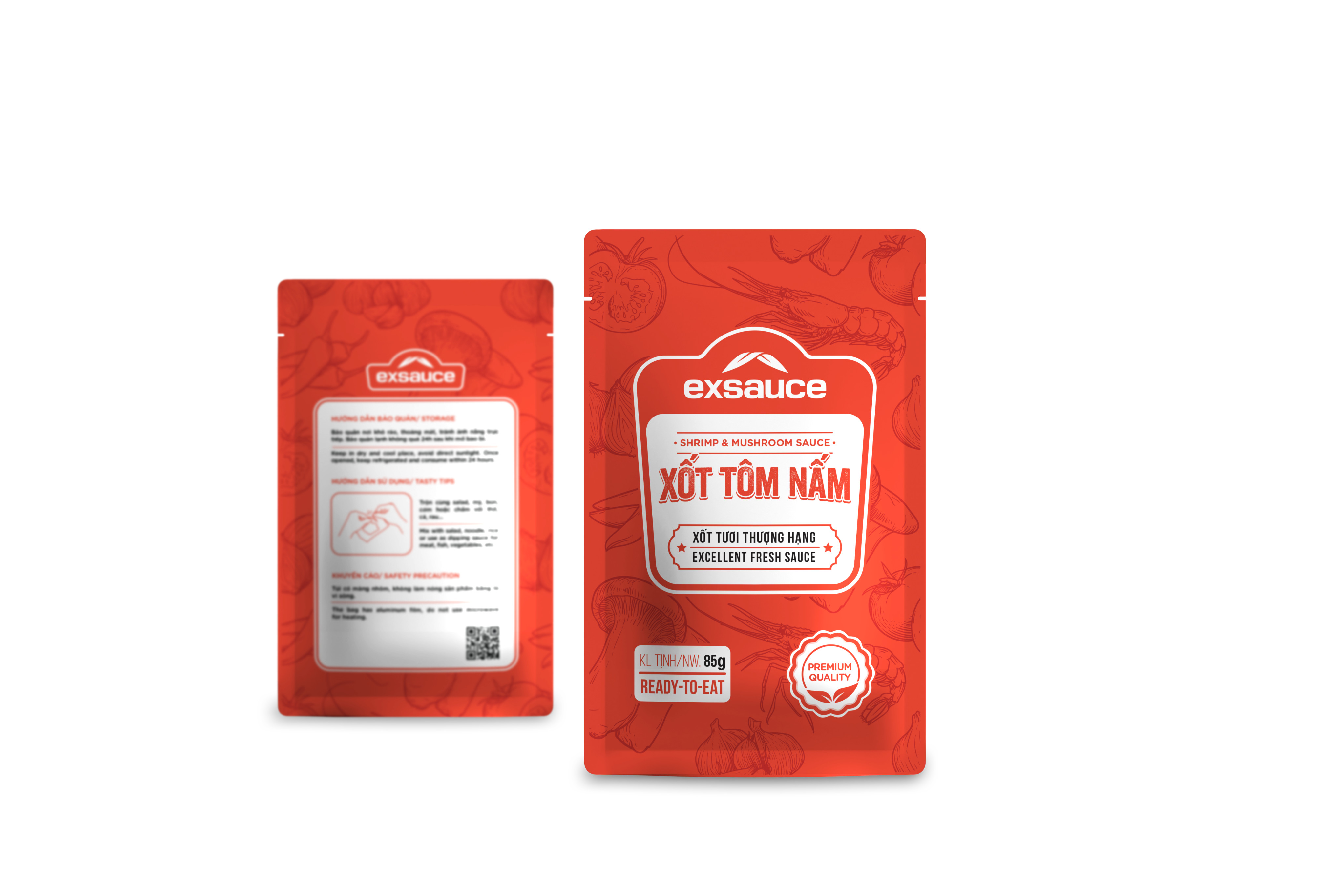 Xốt tôm nấm Exsauce - Xốt tươi thượng hạng, sử dụng trực tiếp, kết hợp đa dạng món ăn