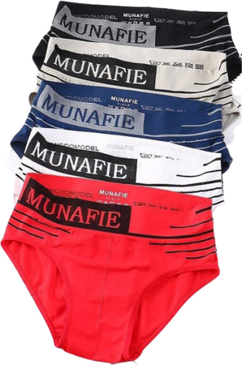 Combo 5 Quần Lót Tam Giác Nam Dệt Kim Mẫu Mới (Freesize 50-80kg) - S06