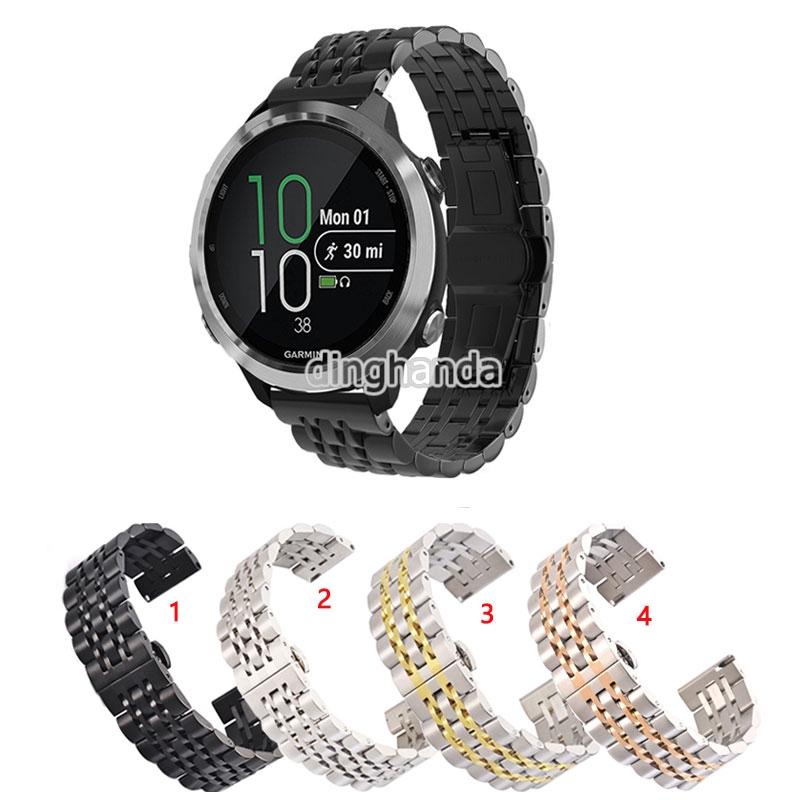 Dây đeo inox cho đồng hồ thông minh Garmin Forerunner 645 245 245m