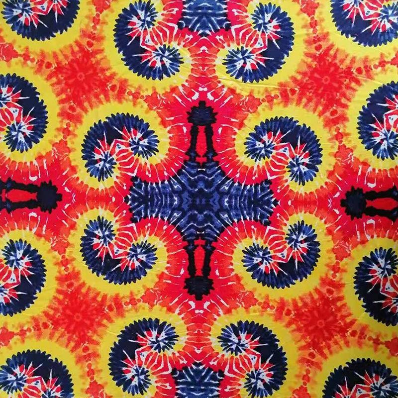 Khăn bandana Vintage vẽ hoa văn thổ cẩm