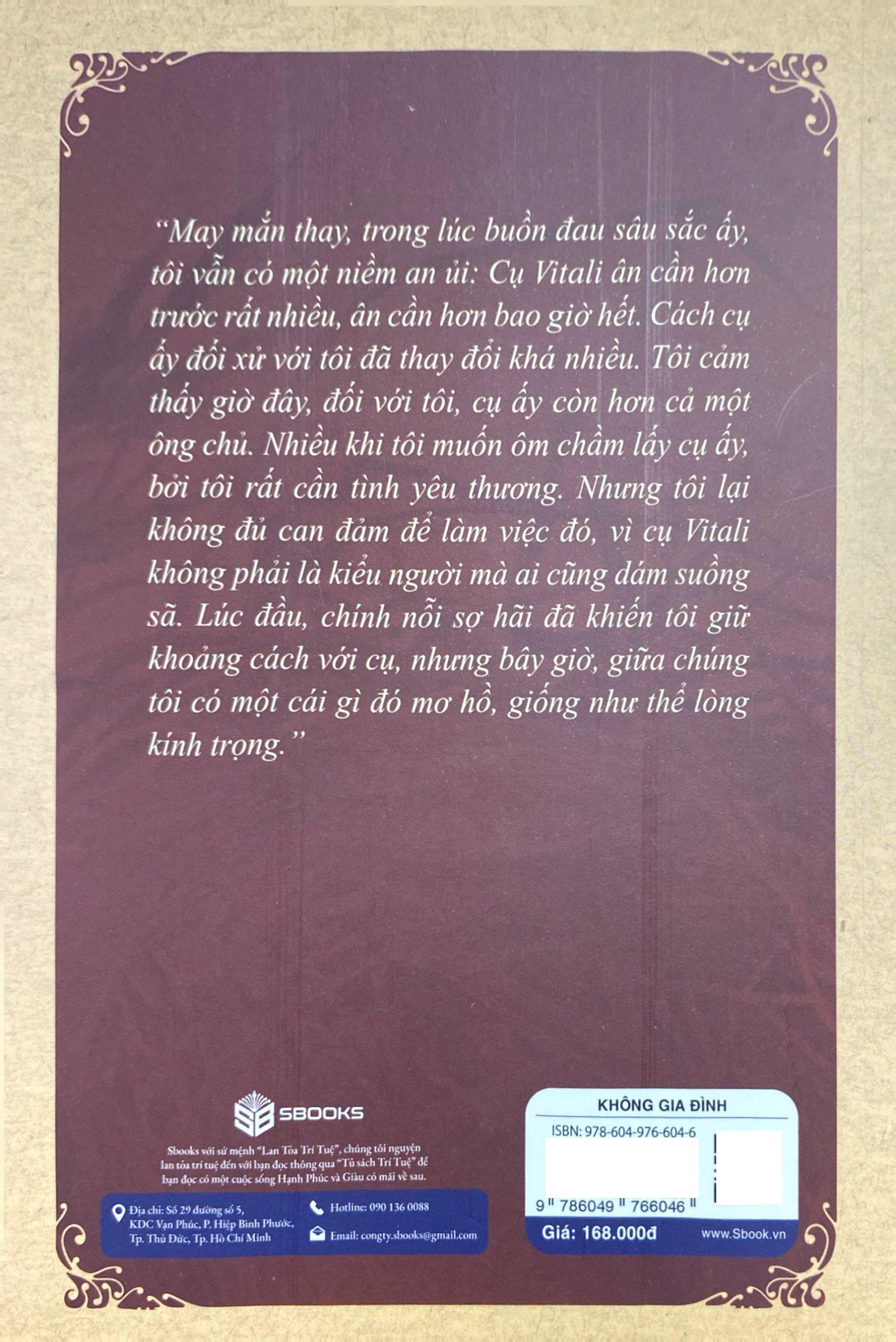 Sách - Không Gia Đình (Tái Bản 2024)