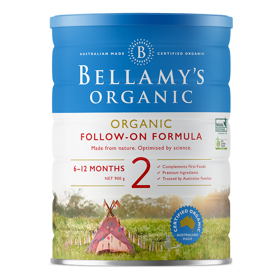 Sữa Công Thức Hữu Cơ Bước 2 Bellamy's Organic (900g)