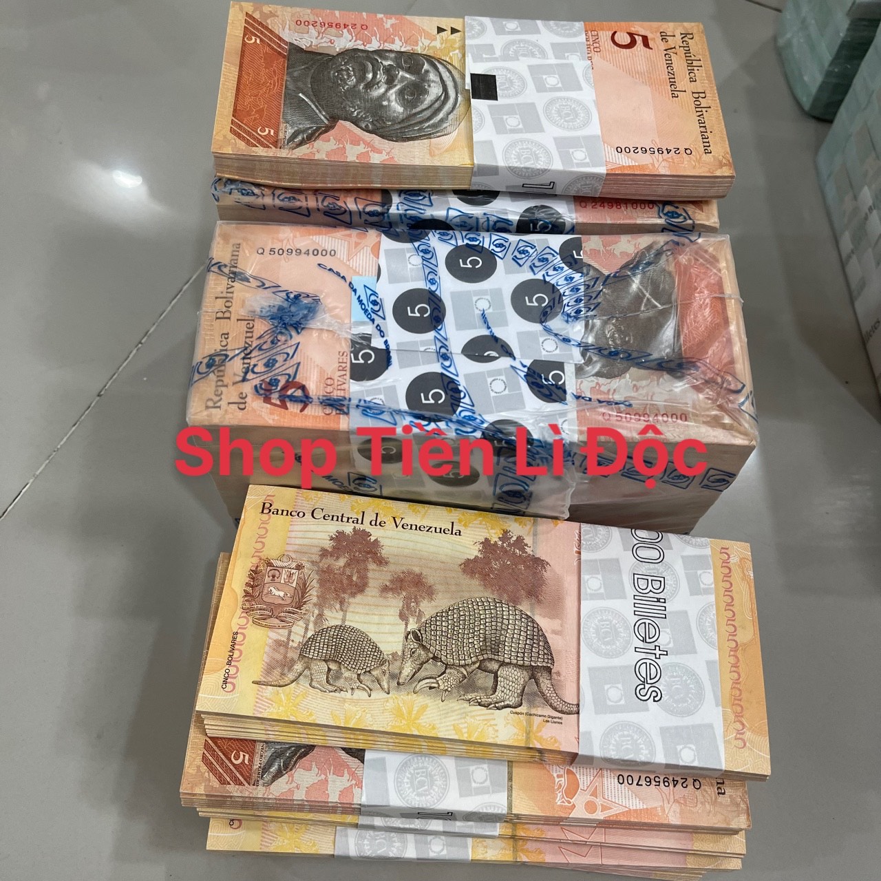 Tờ Tiền Venezuela 5 Bolivares Mới 100% , Thích Hợp Sưu Tầm, Lì Xì, Biếu Tặng