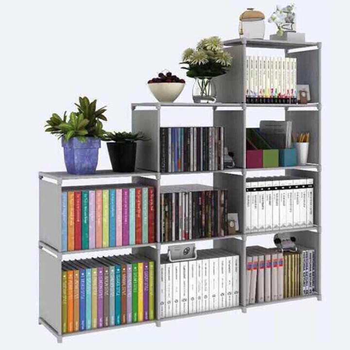 KỆ SÁCH LẮP GHÉP HÌNH THANG