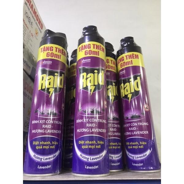 Bình xịt muỗi Raid hương lavender 660ml