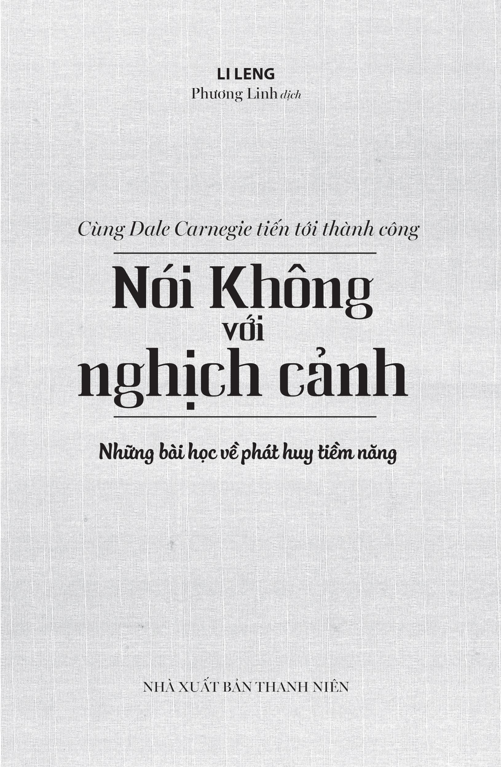 Nói Không Với Nghịch Cảnh