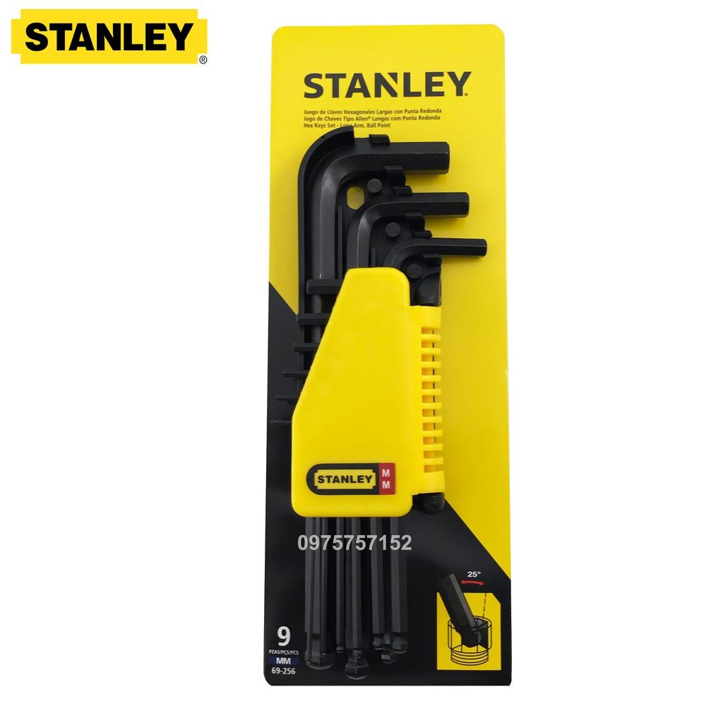 Bộ lục giác bi 9 chi tiết Stanley 69-256 1.5-10mm (Chính hãng)