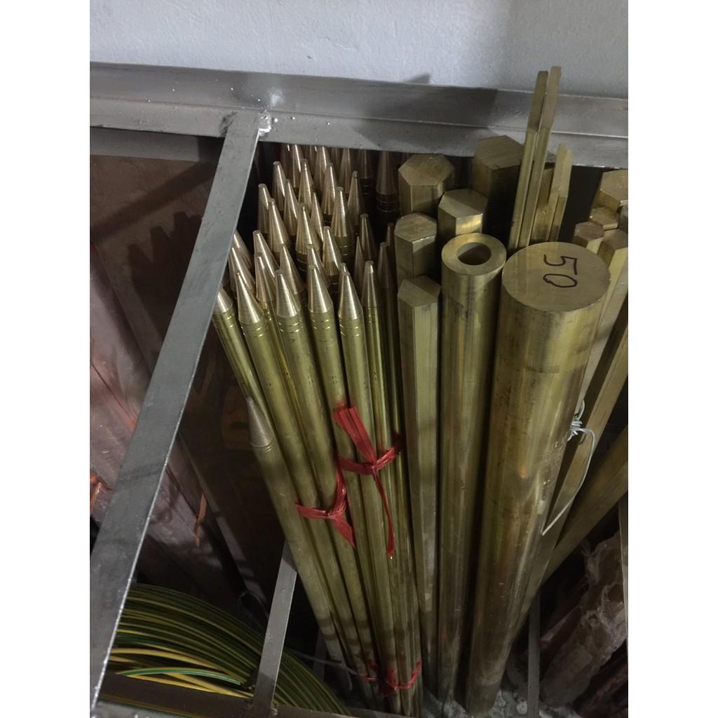 Cọc tiếp địa đồng vàng phi 14