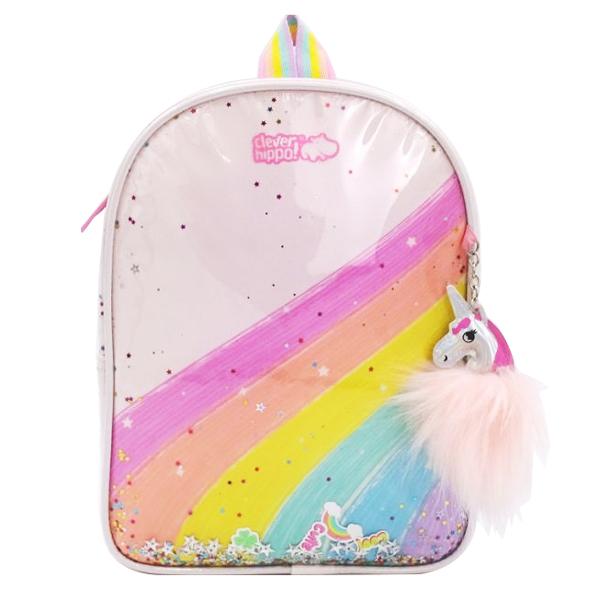 Ba Lô Clever Hippo Rainbow - Art Galaxy - BH2202/GALAXY - Màu Hồng