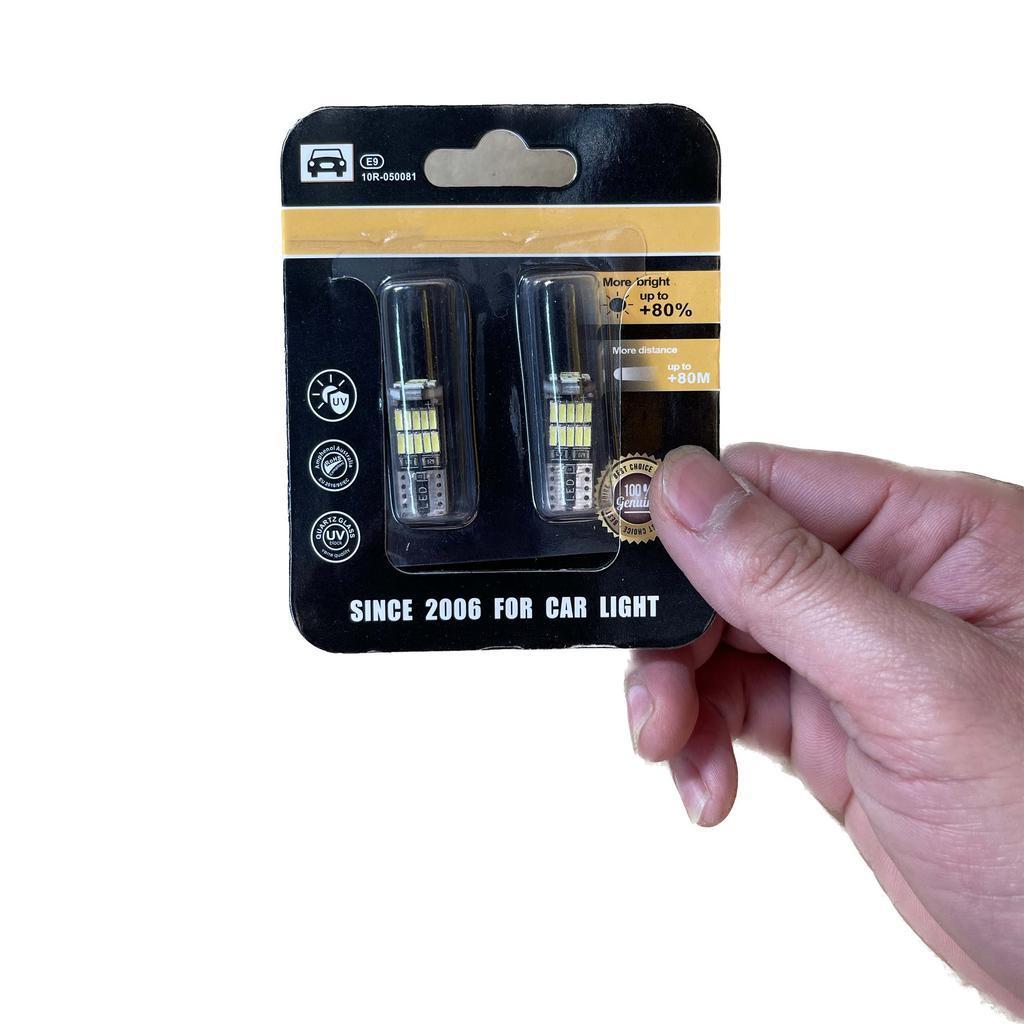 1 cặp (2 CHIẾC) VF5 Bóng Đèn Led Demi T10/W5W - Trắng/Xanh băng/Đỏ/Vàng/Hồng/Xanh chanh