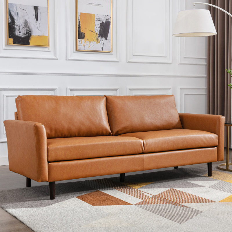 Sofa băng kiểu da Juno Sofa kèm 2 đôn 1m89 x 74 cm gối như hình