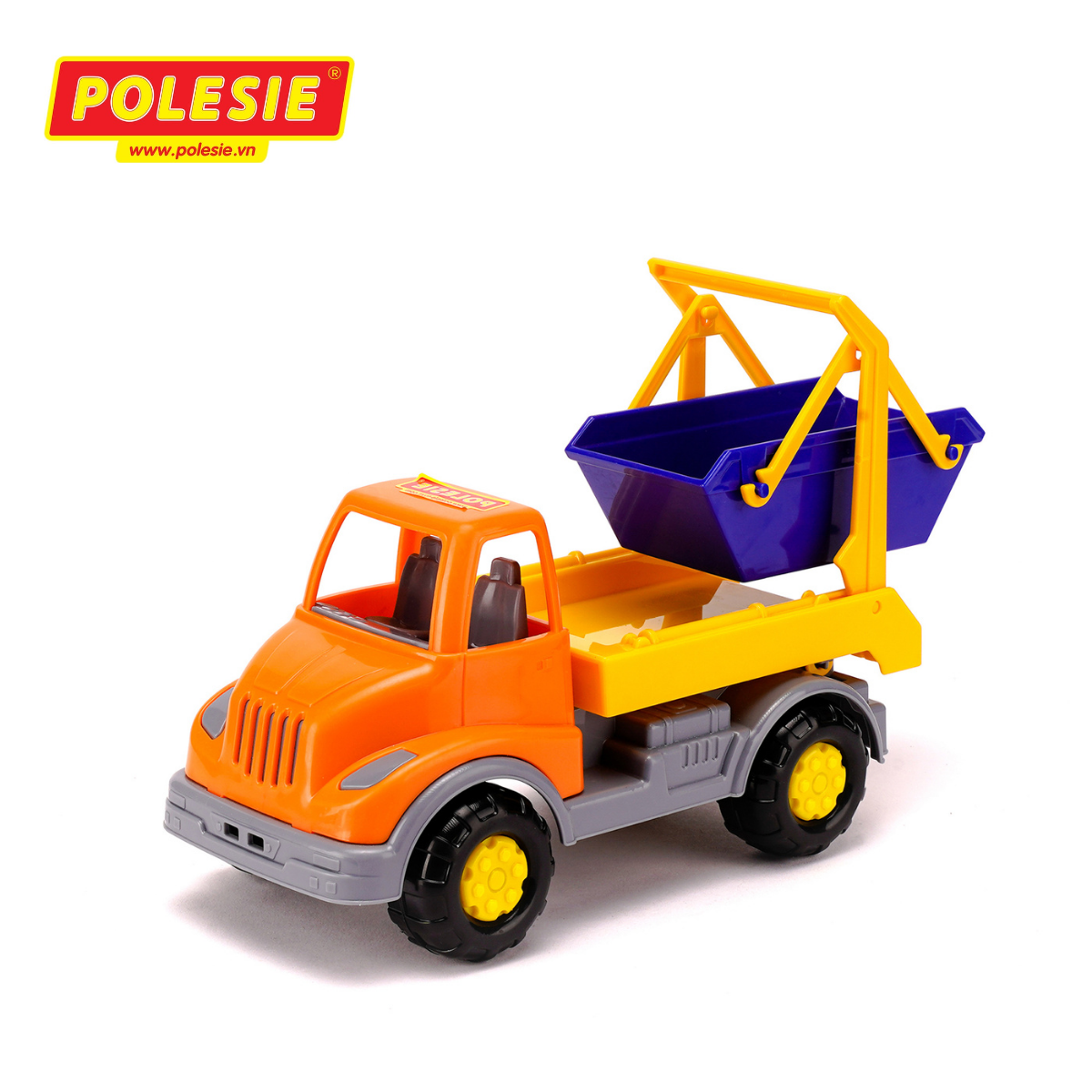 Đồ chơi xe tải môi trường Leon Polesie 52896 - Hàng chính hãng nhập khẩu châu âu