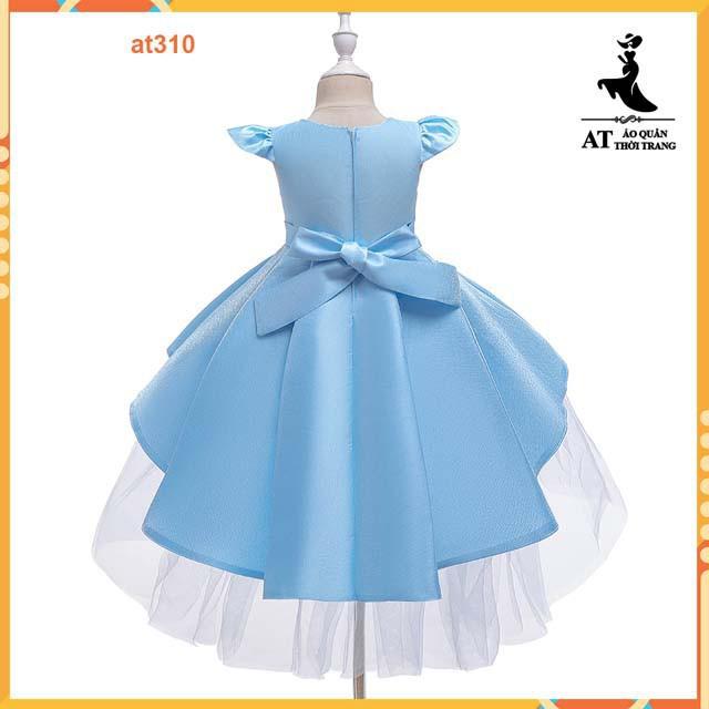 Đầm bé gái cao cấp hàng quảng châu dành cho bé từ 10kg đến 45kg- thấm hút mồ hôi-đúng như hình-miễn phí đổi hàng AT310