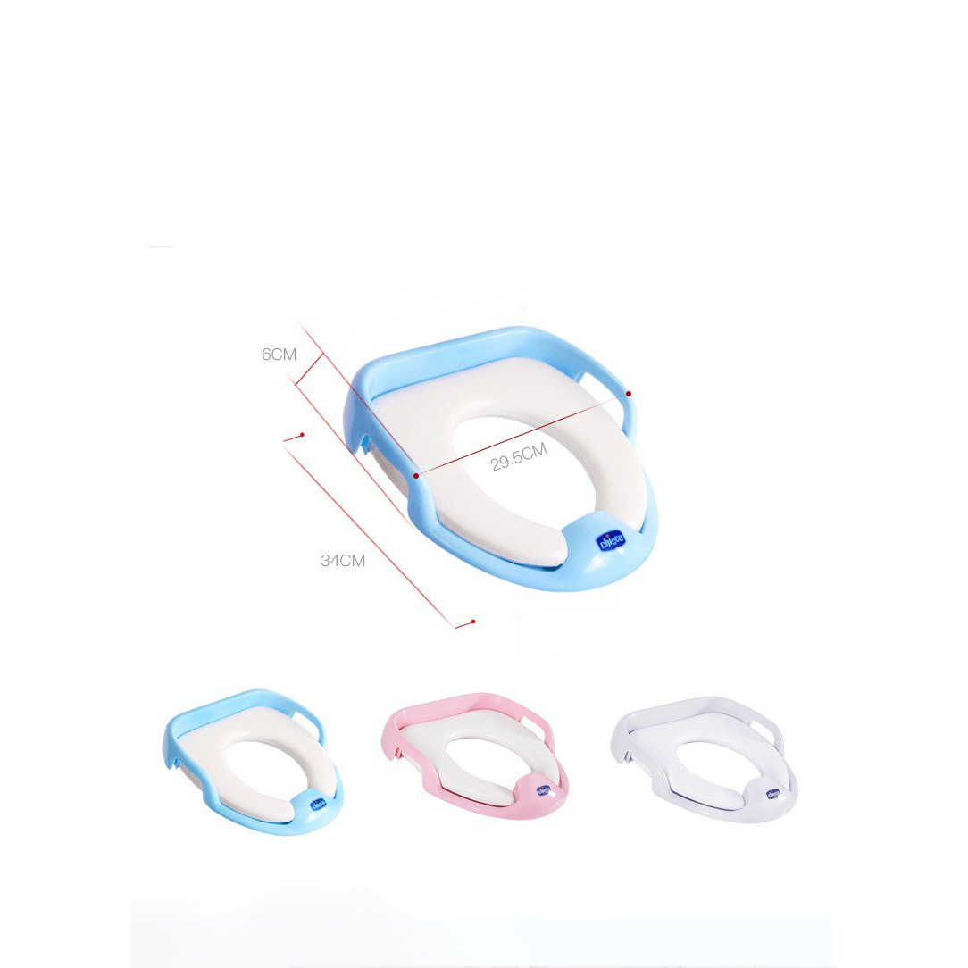 Bồn cầu cho bé   chống lạnh mông cho bé tự đi vệ sinh độc lập từ 1-5 tuổi bệ lót toilet có tay nắm