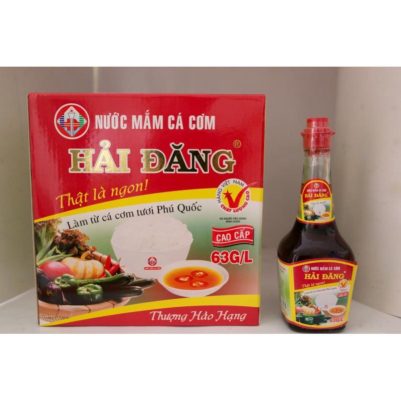 Hộp 6 chai x 170ml – 63 độ – Nước Mắm Hải Đăng