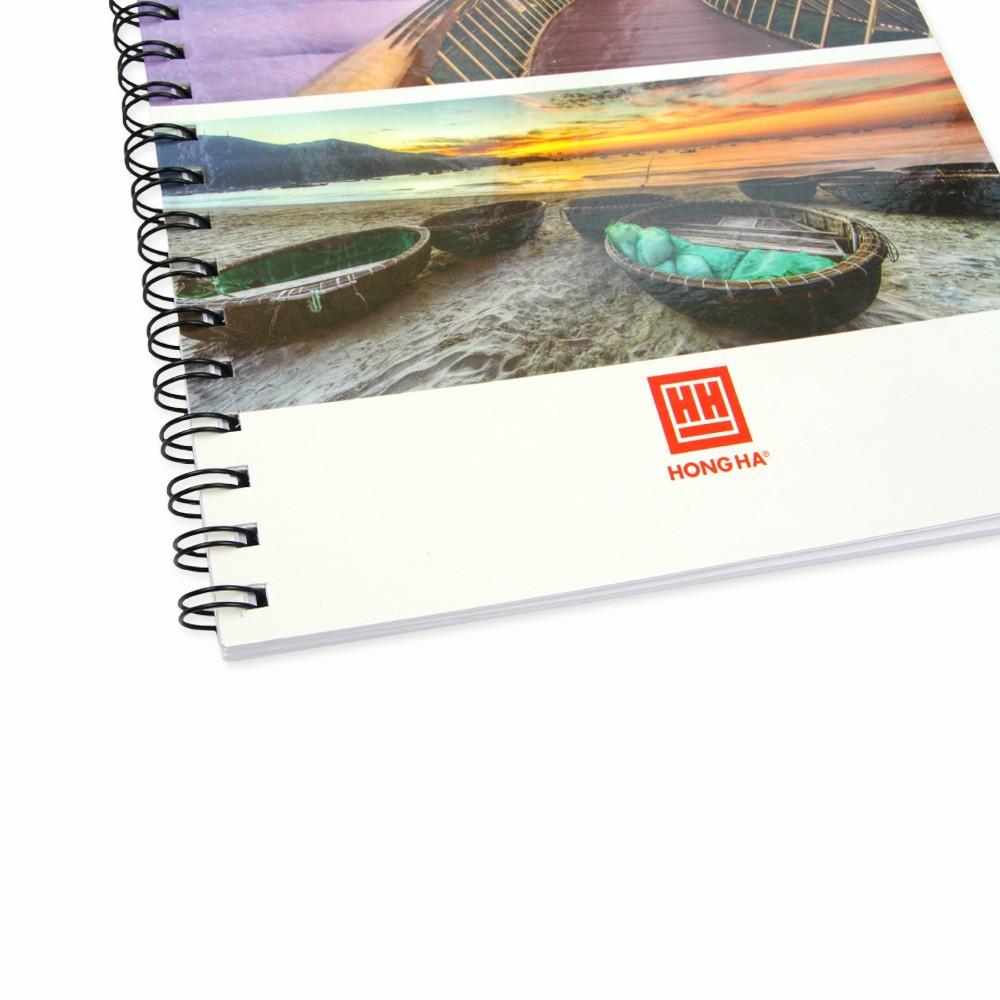Sổ lò xo A4 200 trang Landscape Hồng Hà