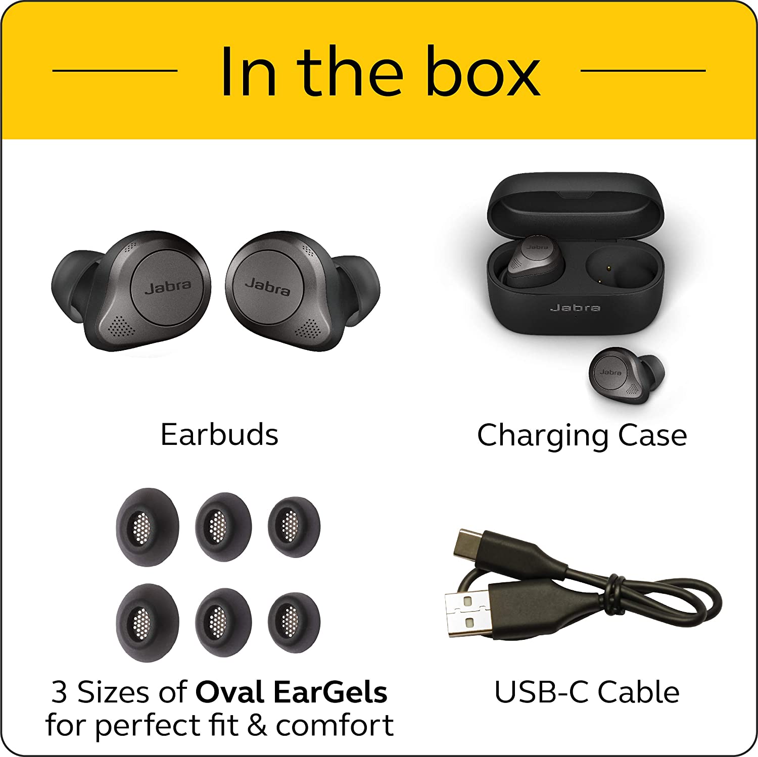 Tai nghe True Wireless Jabra Elite 85t hàng chính hãng new 100%