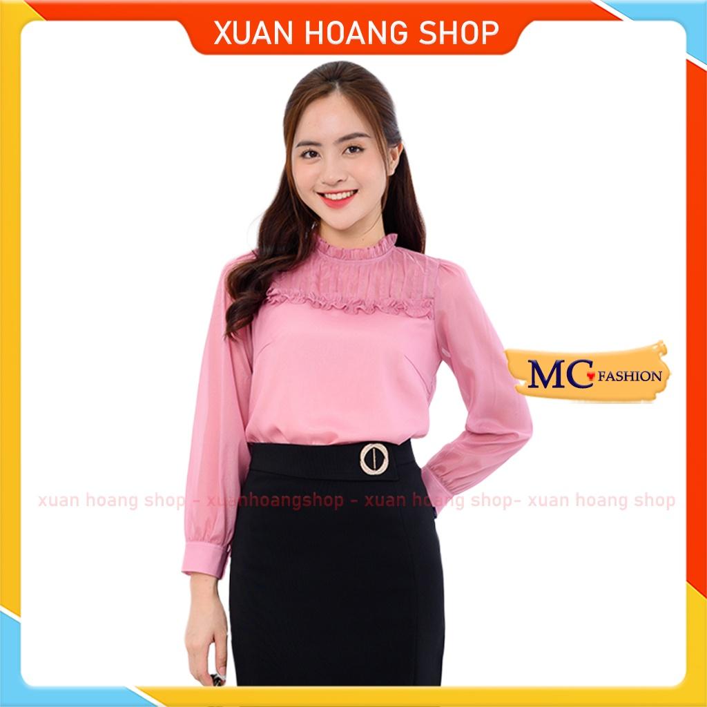 Áo Sơ Mi Công Sở Nữ Đẹp Tay Lỡ Mc Fashion Ta1132