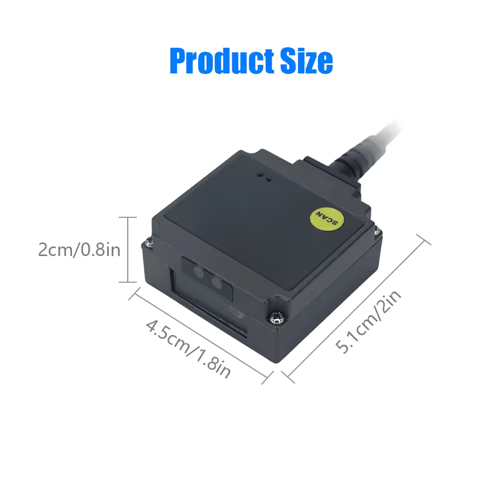 Máy quét mã vạch dạng Mô-đun Mini dùng dây YHD-M200D quét siêu nhạy, quét được tất cả các mã - Hàng Nhập Khẩu