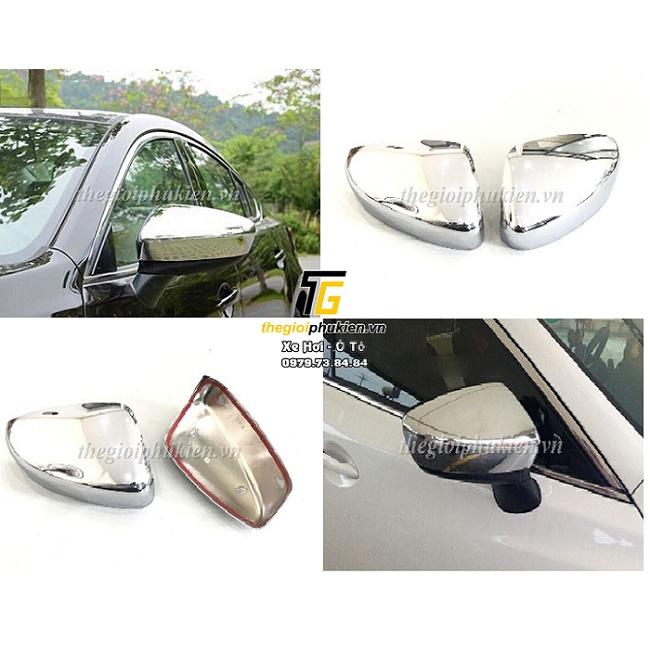 Bộ ốp gương chiếu hậu Mazda 2 2015-2021 mạ Crom