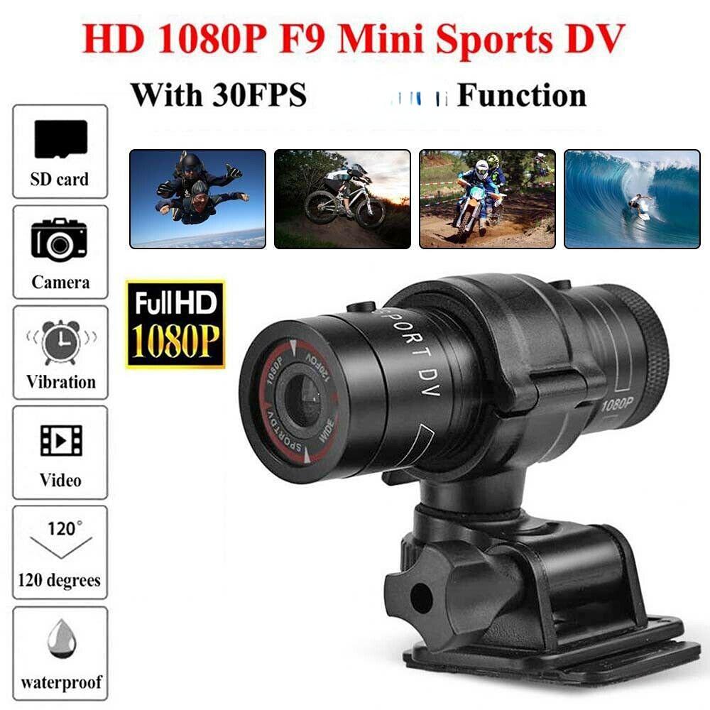 F9 Máy ảnh thể thao Máy quay máy quay HD 1080p Xe đạp Mountain Xe đạp Mũ bảo hiểm Mũ bảo hiểm hành động Máy ảnh chống thấm Video DV Video CAR