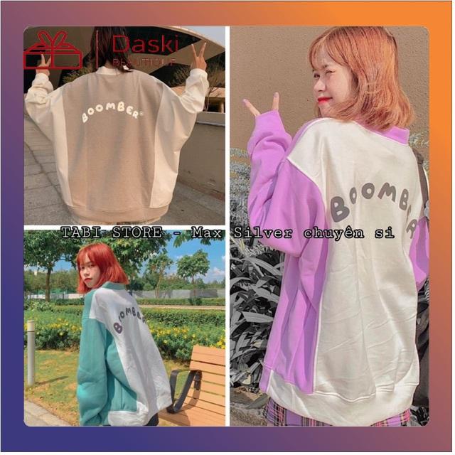 Áo khoác hoodie nỉ bông unisex Boomber Daski phong cách nelly ulzzang