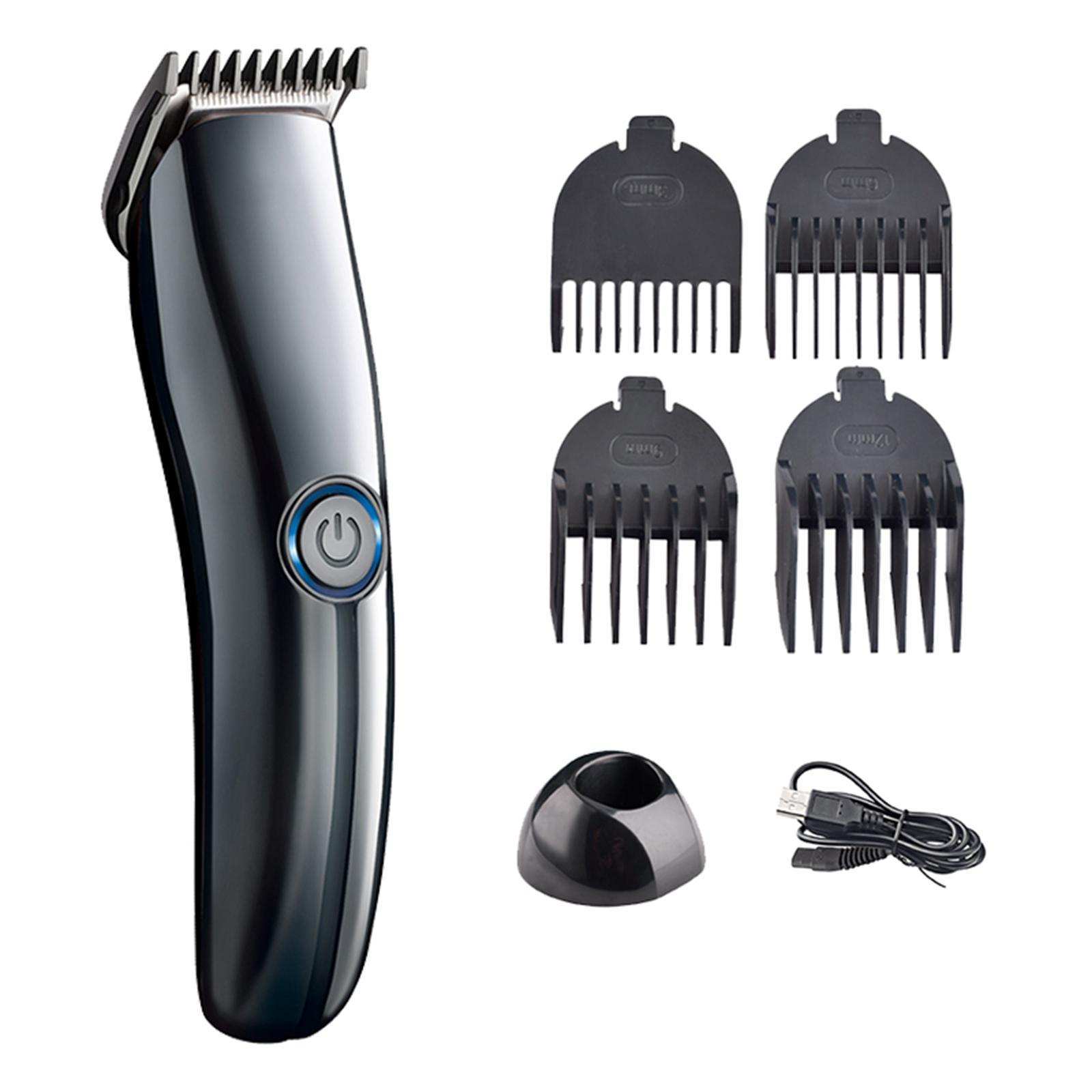 Mens Hair Clippers, Hair Cutter for Men Cordless USB Rechargeable Hair Trimmer Set Trimmer Grooming Cutter Kit Electric Hair Removal Machine Low Noise