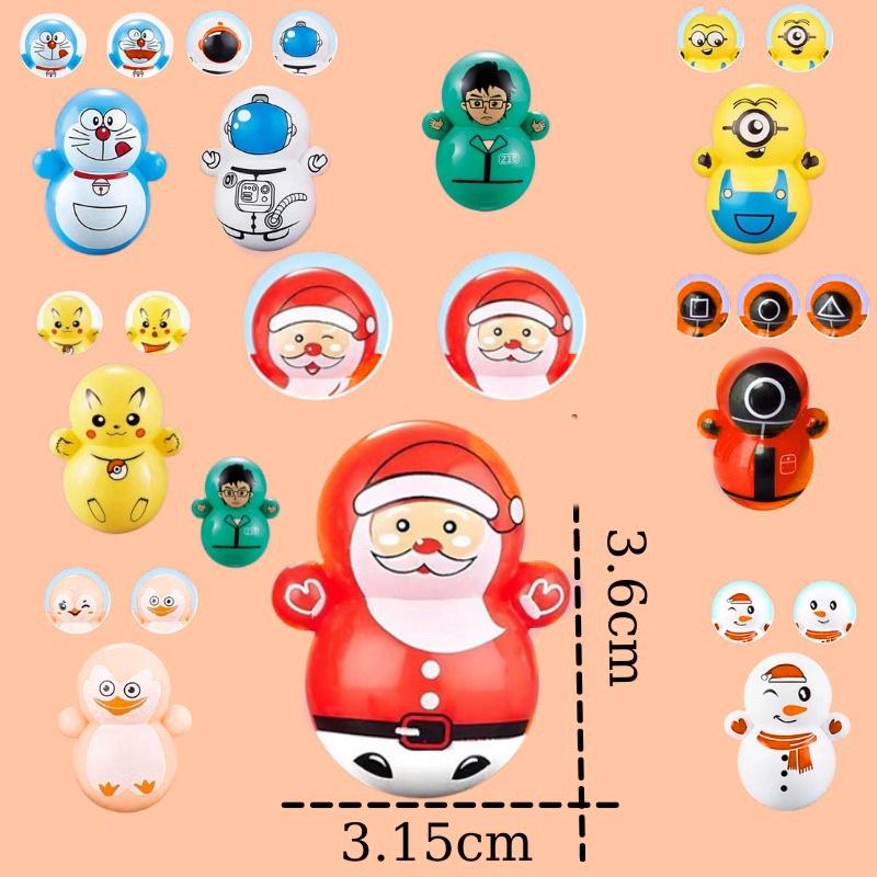 Đồ Chơi Lật Đật Mini đáng yêu DORAEMON/ SQUID GAME/ CHIM CÁNH CỤTDuashop