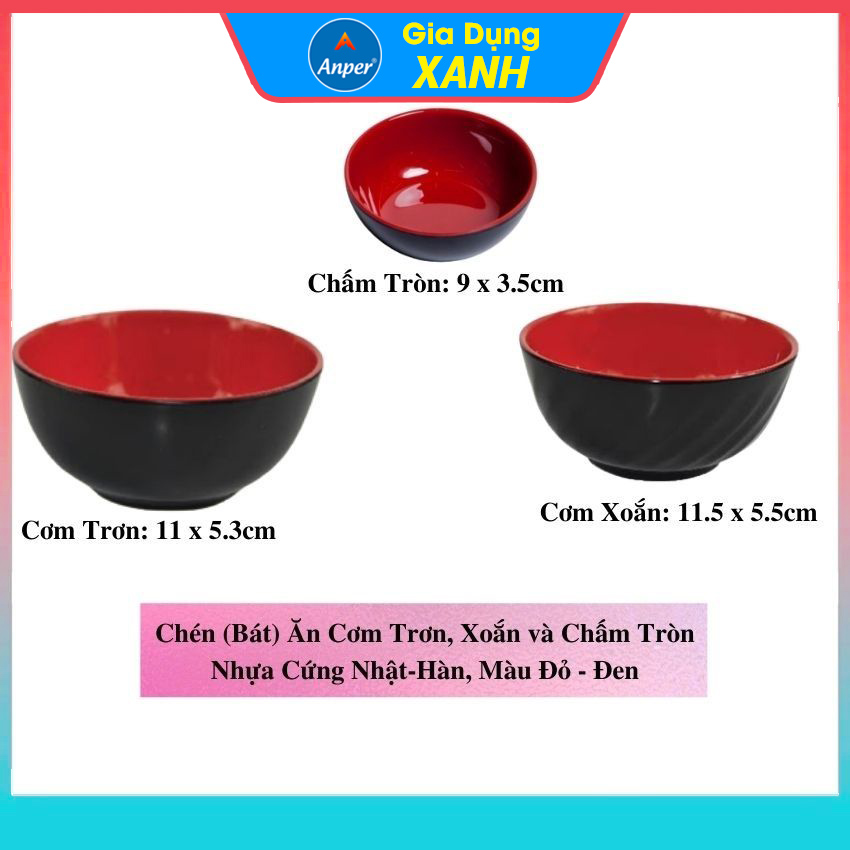 Chén ăn cơm nhựa Melamine cao cấp 11cm  Nhật Hàn chén ăn cơm  bát ăn cơm bát ăn cơm đẹp gia đình và nhà hàng shushi bộ chén bát đĩa tô tô nhựa ăn cơm