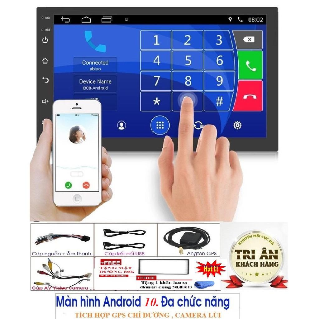 Màn hình ô tô giá rẻ- Màn hình android Wifi,GPS đa chức năng, sử dụng Tiếng Việt TẶNG MẶT DƯỠNG