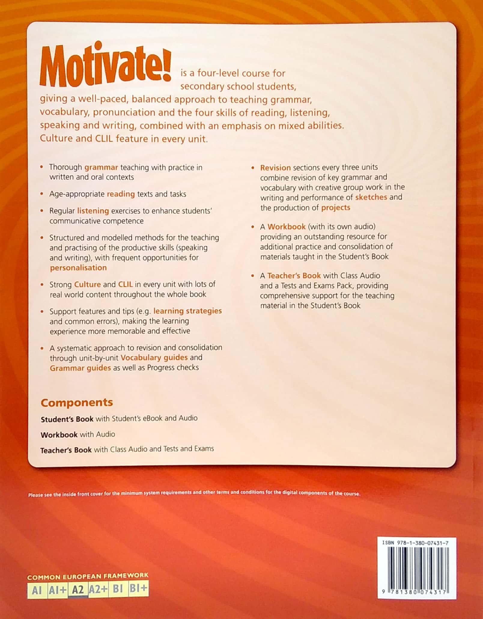 Motivate! Level 2 Student's Book With eBook