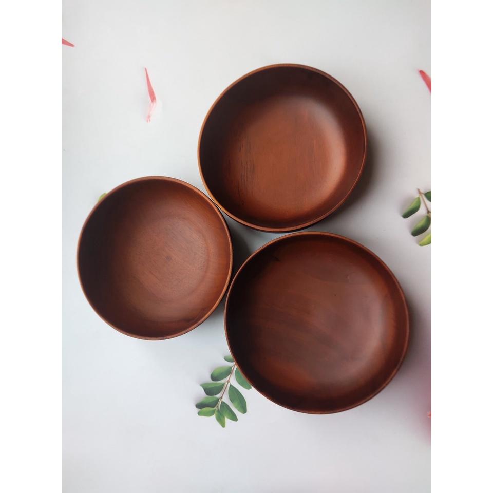 BÁT SALAD GỖ KEO 18X5 CM, BÁT KEO TỰ NHIÊN, CHỤP ẢNH TRANG TRÍ