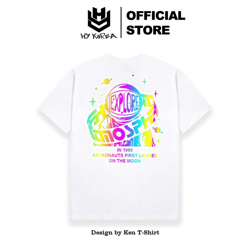 Áo Thun Phản Quang Phi Hành Gia 1969 Cotton 75% Form Rộng Unisex Nam Nữ Đẹp. KIS OFFICIAL