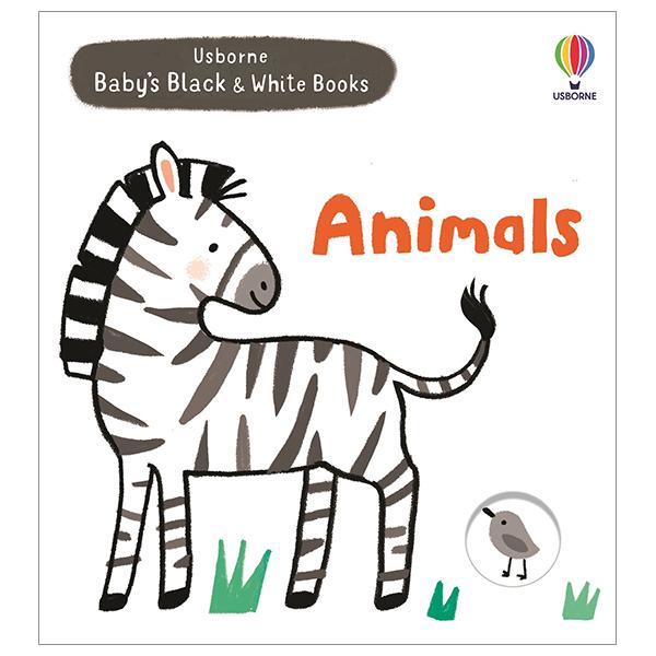 Usborne Baby's Black And White Books: Animals