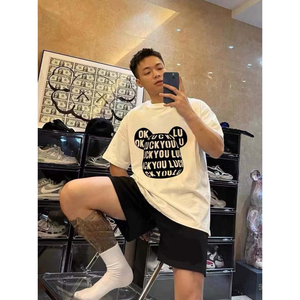 Áo pull/ Áo phông nữ màu trắng dáng dài Oversize thời trang trẻ trung